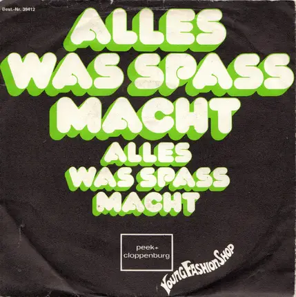 Unknown Artist - Alles Was Spass Macht