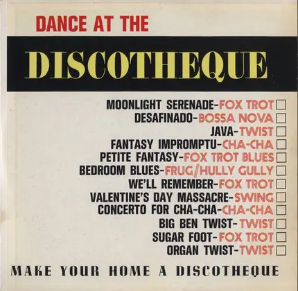 Easy Listening Compilation - Dance At The Discotheque