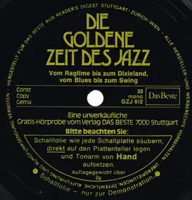 Unknown Artist - Die Goldene Zeit Des Jazz