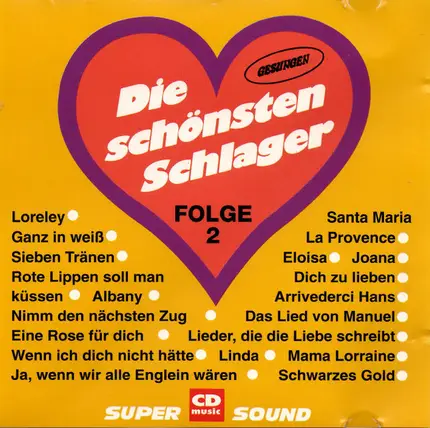 Unknown Artist - Die Schönsten Schlager Folge 2