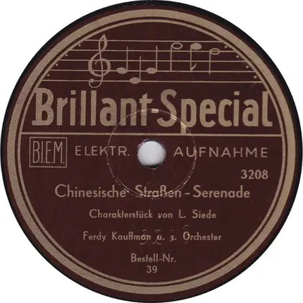 Ferdy Kauffman - Auf Einem Persischen Markt / Chinesische Straßen-Serenade