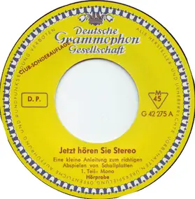 Unknown Artist - Jetzt Hören Sie Stereo