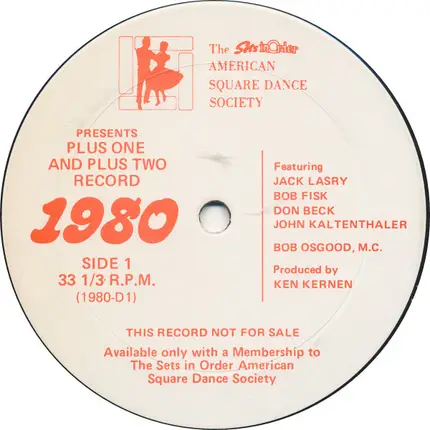 Unknown Artist - Plus One And Plus Two Record 1980