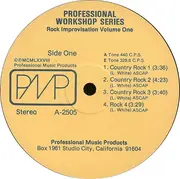 LP - PMP Sampler - Professional Workshop Series: Rock Improvisation Volume One