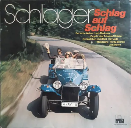 Unknown Artist - Schlager - Schlag auf Schlag