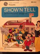7inch Vinyl Single - Disney - Show'N Tell Picturesound Program: Pinocchio - show and tell incl.  Filmstrip