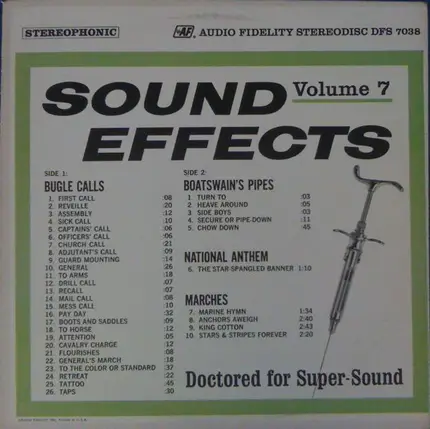 Unknown Artist - Sound Effects, Volume 7