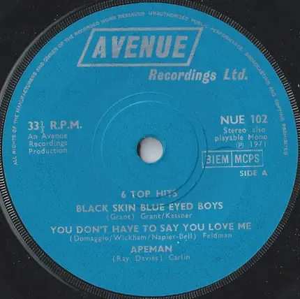 Unknown Artist - 6 Top Hits