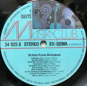 LP - Unknown Artist - 20 Hits from Dixieland