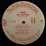 LP - Unknown Artist - The Golden Record Library Volume 11: Dances For Everyone