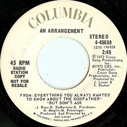 Unknown Artist - The Favor / An Arrangement