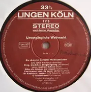 LP - Großer Kirchenchor mit Orgel und Glocken - Unvergängliche Weihnacht - Die Schönsten Deutschen Weihnachtslieder