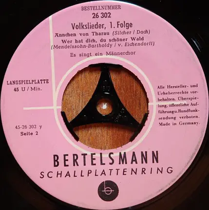 Unknown Artist - Volkslieder - 1. Folge