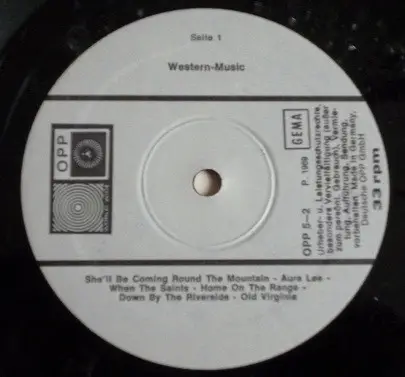Unknown Artist - Western - Music