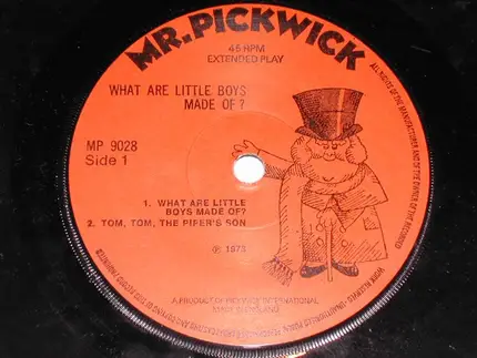 Unknown Artist - What Are Little Boys Made Of?