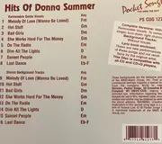 CD - Karaoke Music - You Sing The Hits Of Donna Summer