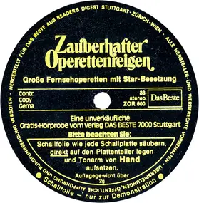 Unknown Artist - Zauberhafter Operettenreigen