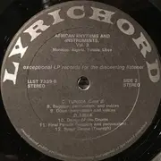 LP - Unknown Artist - African Rhythms And Instruments Vol. 3: Morocco - Algeria - Tunisia - Libya