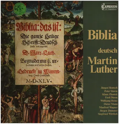 Martin Luther - Biblia Deutsch: Martin Luther