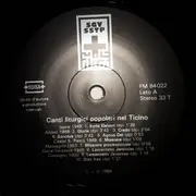 LP - Unknown Artist - Cantici Liturgici Popolari Nel Ticino - Insert