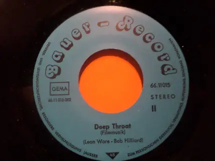 Unknown Artist - Deep Throat (Filmmusik) I & II