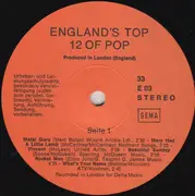 LP - Unknown Artist - England's Top 12 Of Pop