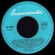 7inch Vinyl Single - Unknown Artist - Fein, Fein Schmeckt Uns Der Wein - Die Beliebtesten Weinlieder
