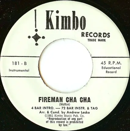 Unknown Artist - Fireman Cha Cha