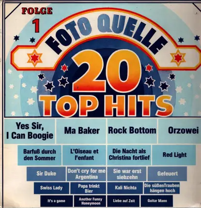 Boney M, Baccara, a.o. - Foto Quelle - 20 Top Hits - Folge 1