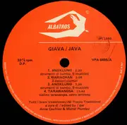 LP - Unknown Artist - Giava / Java - Booklet