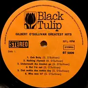 LP - Unknown Artist - Gilbert O'Sullivan Greatest Hits