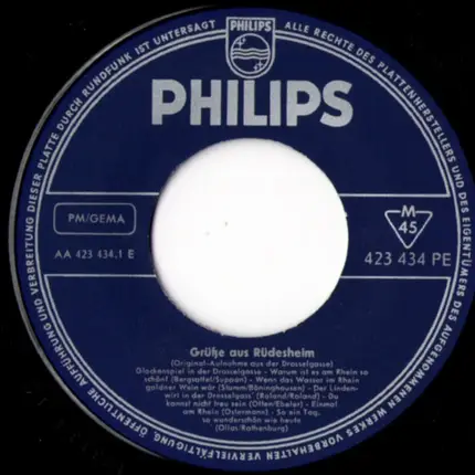 Unknown Artist - Grüße Aus Rüdesheim