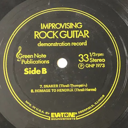 Unknown Artist - Improvising Rock Guitar