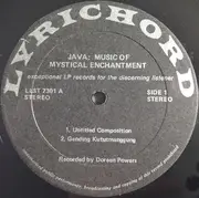 LP - Unknown Artist - Java: Music Of Mystical Enchantment