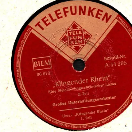 Unknown Artist - Klingender Rhein