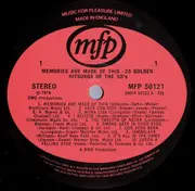 LP - Unknown Artist - Memories Are Made Of This - 20 Golden Hits Of The 50's
