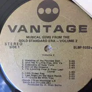 LP - Unknown Artist - Musical Gems From The Gold Standard Era, Volume 2