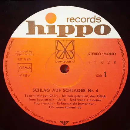 Unknown Artist - Schlag Auf Schlager 4