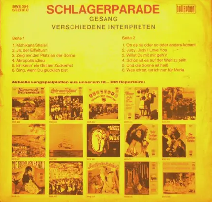 Unknown Artist - Schlager Parade
