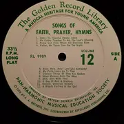 LP - Unknown Artist - Songs Of Faith, Prayers And Hymns Album 12