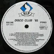 LP - Unknown Artist - Disco Club '85