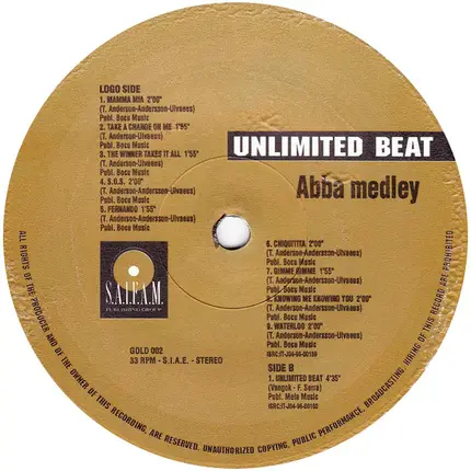 Unlimited Beat - ABBA Medley