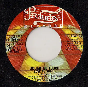 Unlimited Touch - Love To Share / Private Party