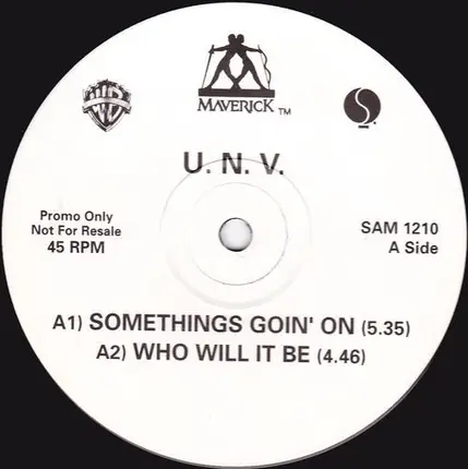 Unv - Somethings Goin' On