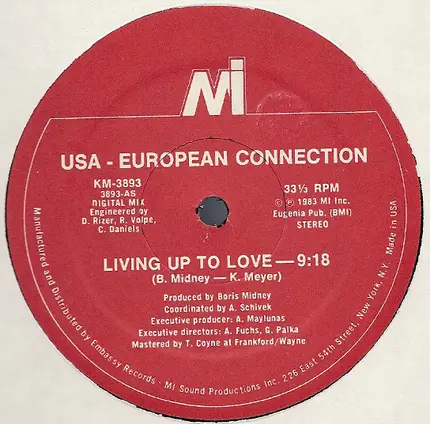 USA-European Connection - Living Up To Love / Step On Out