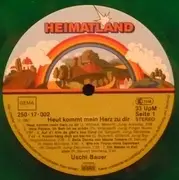 LP - Uschi Bauer - Heut Kommt Mein Herz Zu Dir - green vinyl