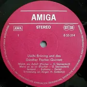 LP - Uschi Brüning / Günther Fischer-Quintett - Uschi Brüning Und Das Günther Fischer-Quintett
