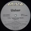 12'' - Usher - U Don't Have To Call