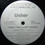 12'' - Usher - U Don't Have To Call (Remixes)