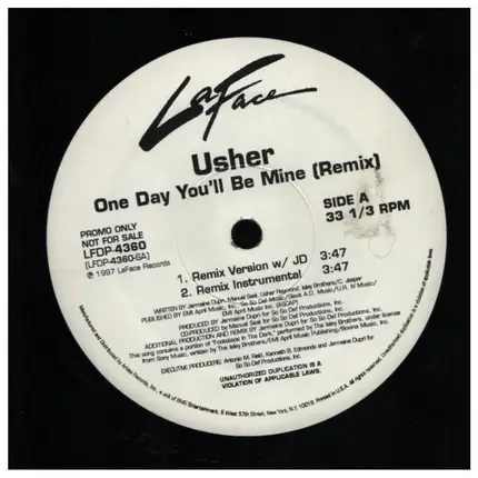 Usher - One Day You'll Be Mine